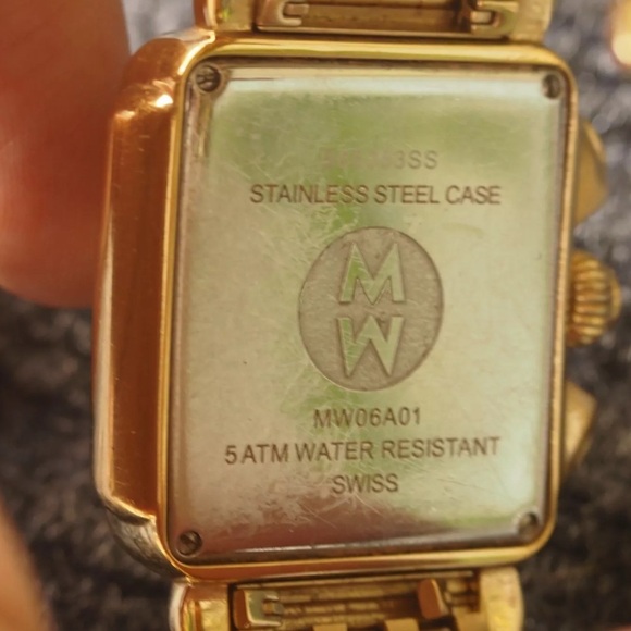 Sold! Stunning Michele Deco Diamonds Watch women MW06A01 - Picture 12 of 14